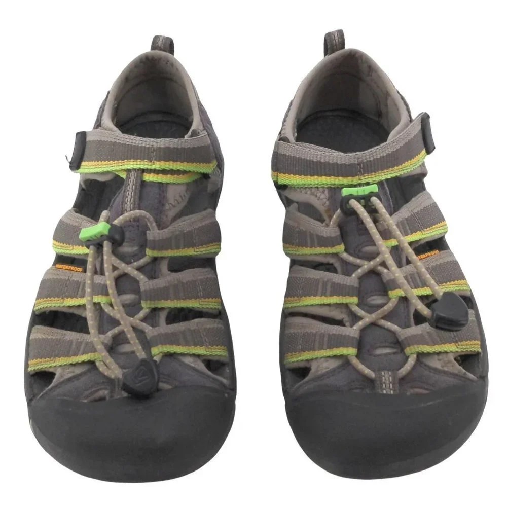 Keen Newport H2 Sport Sandal Water Shoes Big Kids 4 Womens‎ 6 Gray Green Active